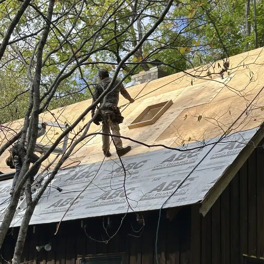Asheville roofing company based in black mountain